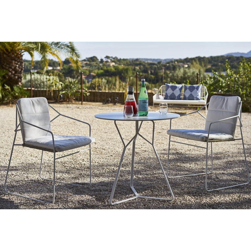 Serac Round Dining Table, Nordic Black HPL