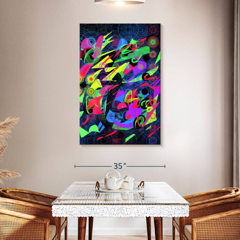 Avery Neon Lights, 48" H x 32" W