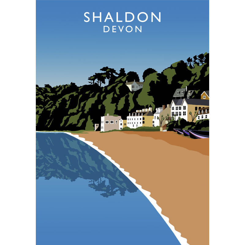 'Shaldon 2' by Richard O'Neil - Print, 40 cm H x 30 cm W x 1 cm D, No Frame