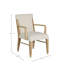 Maris Mahogany Handwoven Dining Arm Chair