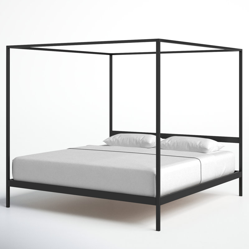 Aston Metal Canopy Bed & Reviews | AllModern