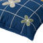 Grid & Flowers Pillow Cover 20x20 Inch-2099437290
