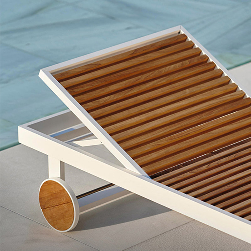 Outdoor Aluminum Alloy Lounge Chair Outdoor Chaise Lounge Set