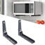 Tablette murale pour micro-ondes pliable Escano