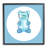 Blue Gummy Bear cmw-027 Personalized Wall Art-289113547-289098991-289098984