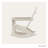 POLYWOOD Nautical Adirondack Rocking Chair-50289049