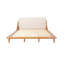 Lit plateforme tapissier Breonca (Grand lit)