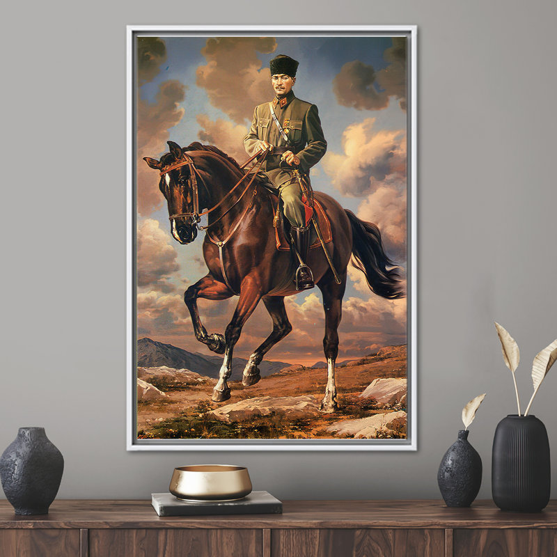 Print on Canvas, 50 cm H x 70 cm W, Framed Print without Mat, White