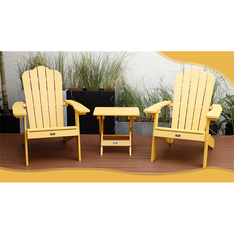 Outdoor Adirondack Chair, Yellow