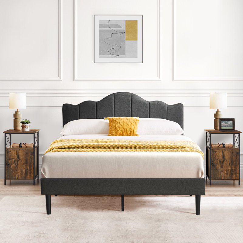Ensemble de chambre à coucher Kempst, Marron, Grand