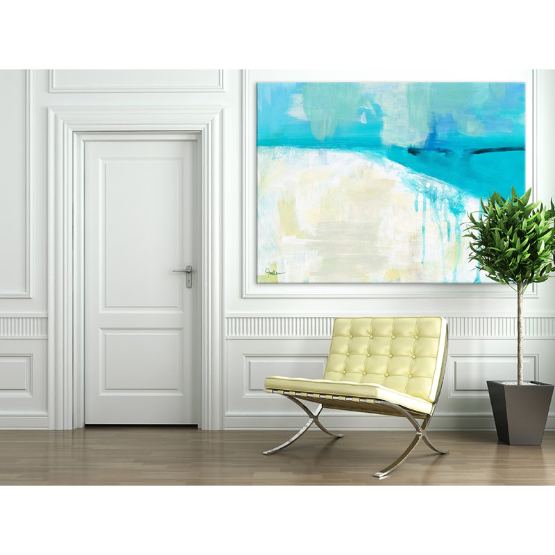 « côtier blues i », reproduction sur toile tendue