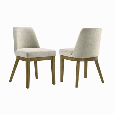 Ensemble de 2 chaises d'appoint rembourrées