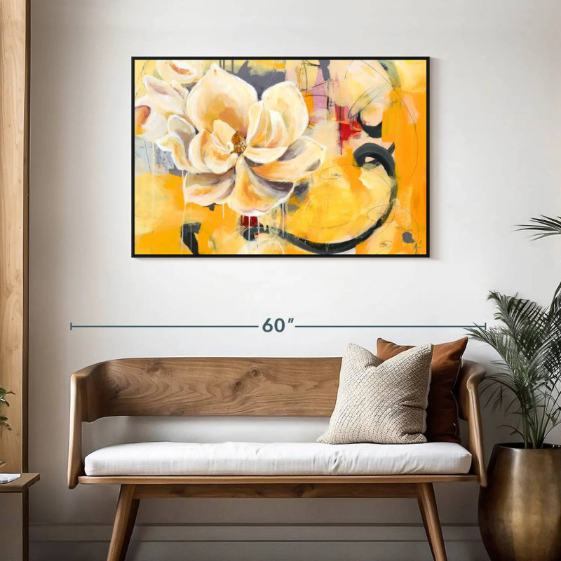 Charme du Sud, Cadre flottant noir, 43 po x 29 po