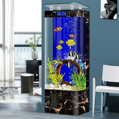 Aquarium moderne en bois massif 30 à 35 gallons Eco