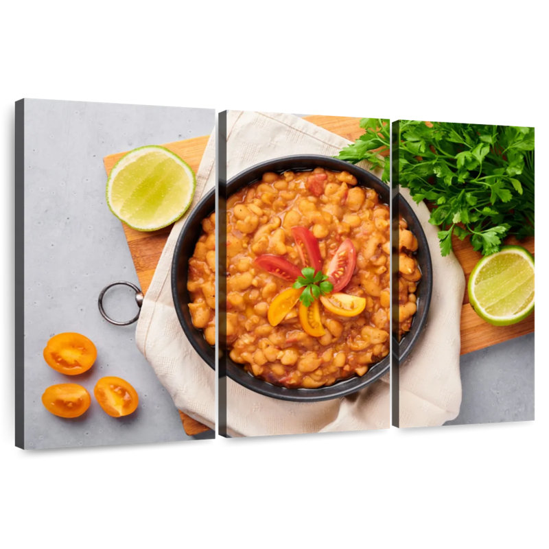 Egyptian Fava Beans, 36" H x 57" W