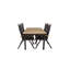 Anoki 4 - Person Teak Patio Dining Set with Extendable Rectangular Table