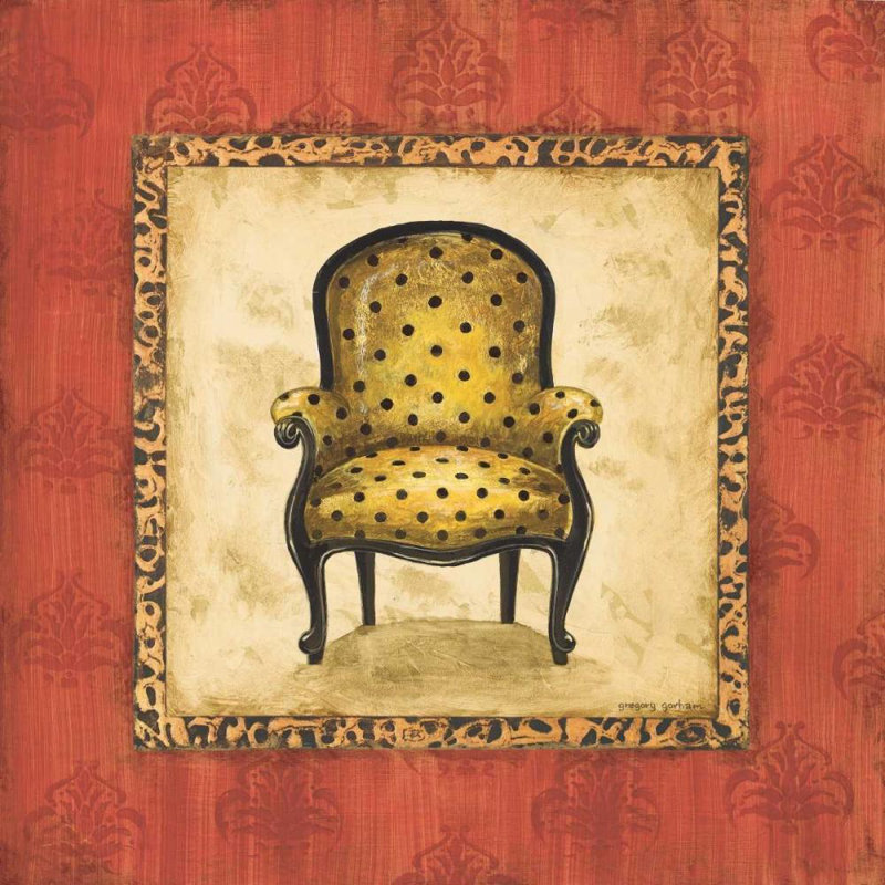 Art encadré sur toile Astoria Grand Gorham, Gregory Gallery: Parlor Chair I