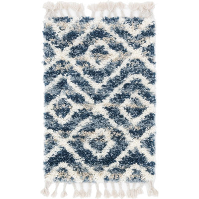 Parrish Geometric Shag Area Rug