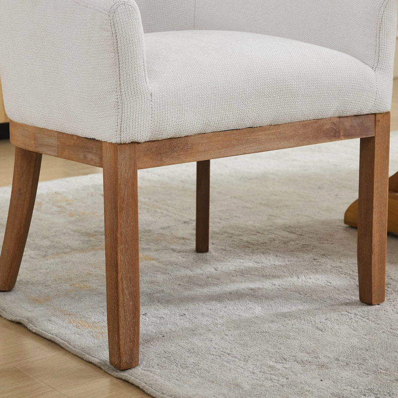 Chaises de salle à manger, de cuisine et de salle à manger de style Mid-Century moderne, Beige