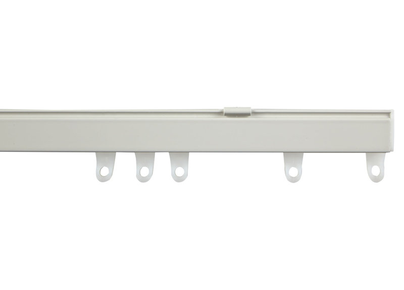 Minne Aluminium Curtain Track/Rail, 300cm W, White