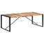 Table de salle à manger vidaXL en bois massif avec finition Sheesham-1227303193