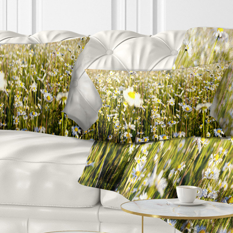 Coussin lombaire pour terrain sauvage camomille
