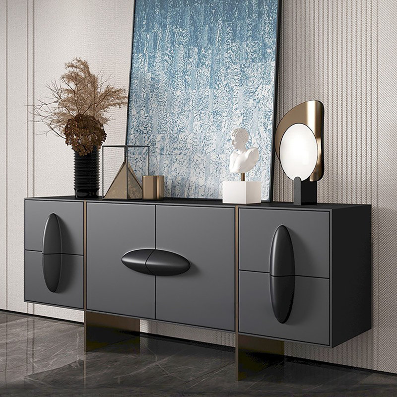 Buffet simple de luxe moderne et léger, 31.5" H x 63" W x 15.7" D
