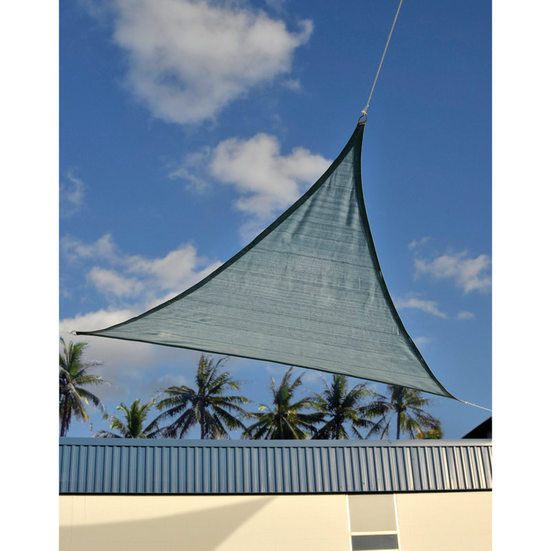 Shade Sail Triangle - Heavyweight (Attachment Point/Pole Not Included) 12 X 12 Ft. Sea Blue, Sea, 12ft. x 12ft.