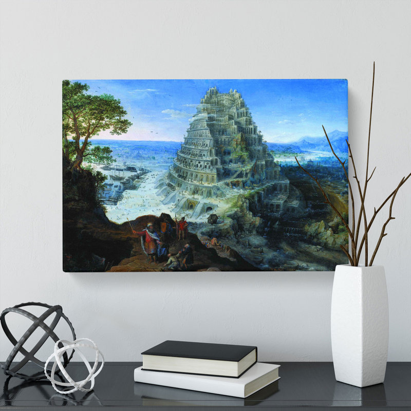 Babel by Pieter Bruegel The Elder - Wrapped Canvas, 50cm H x 76cm W x 3cm D