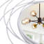 Miroir mural rond en métal, miroir mural décoratif avec cercles superposés-995819726