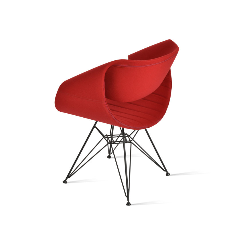 Fauteuil tour Seminyak, Noir, Rouge