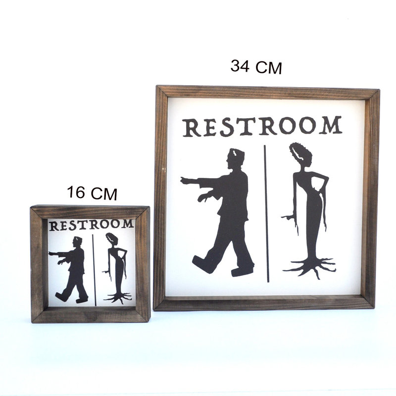 Enseigne de toilettes