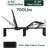 Geloff Adjustable Bed Base with Wireless Remote - Zero Gravity, Anti-Snore & Memory Presets - Electric Head/Foot Incline, Height Adjustable-1842960949