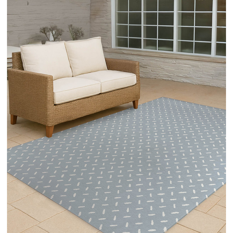 Kat Non-Slip Outdoor Rug, Rectangle 3' x 5'