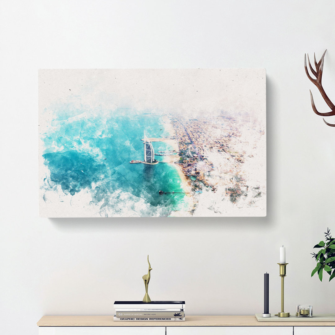 The Skyline of Dubai - Wrapped Canvas