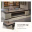 Bureau moderne moderne en bois manufacturé brun en forme de L-1149224311