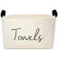 Panier de rangement en tissu T serviettes