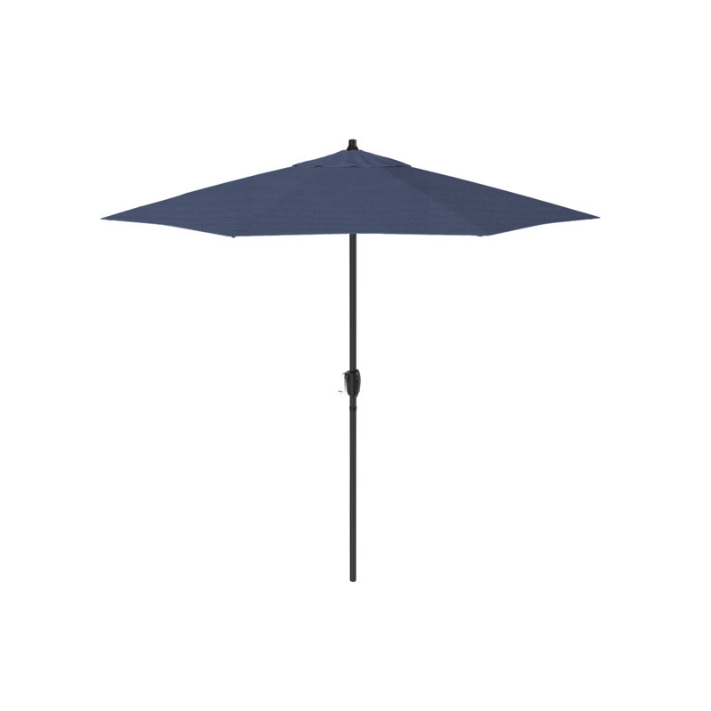 Parasol de marché avec manivelle 86,3 po Marilee, Bleu marine