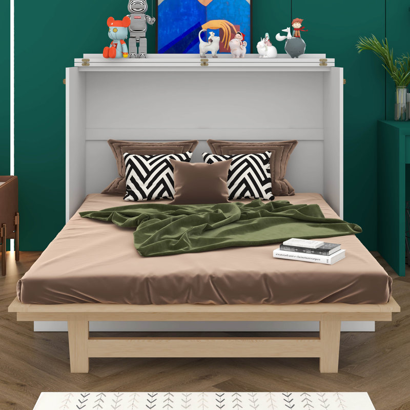 Lit escamotable Taylorsville, Full, Blanc