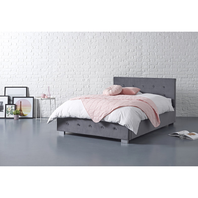Alfreida Upholstered Ottoman Bed, Single