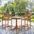 Costway Acacia Outdoor 29'' Bar Stool