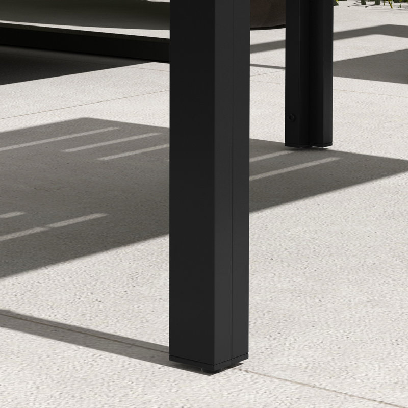 Rectangular Steel Outdoor Coffee Table , 40 " W 24 " D