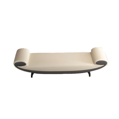 Eftichia Leather Match Upholstered Bench