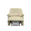 Fauteuil inclinable beige avec accoudoirs coussinés-166447118