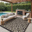 Geometric Recycled P.E.T Area Rug-1957403010-1957403020