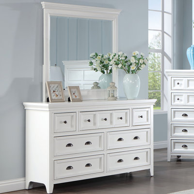 Commode 7 tiroirs avec miroir Genesha
