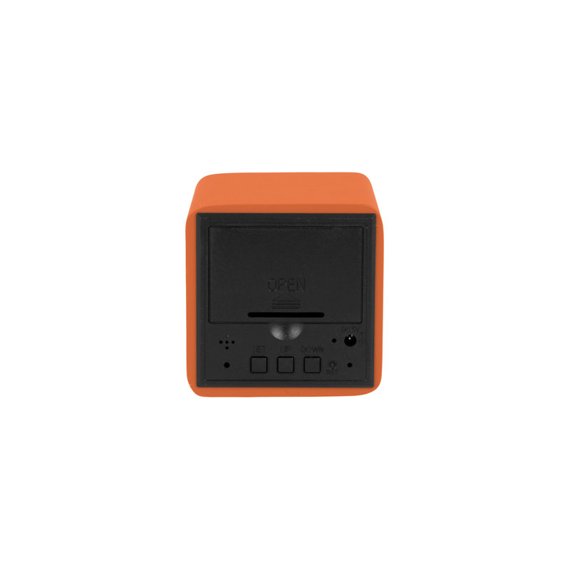 Digital Numerical Electric Alarm Tabletop Clock, Orange