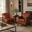 Fauteuil club en cuir Bromwell