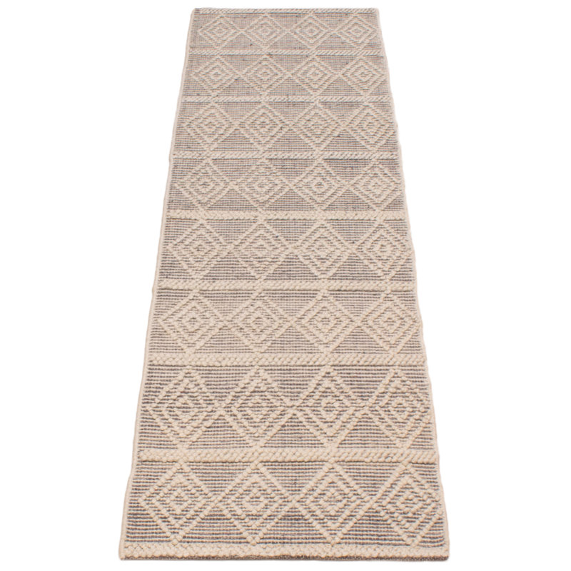 Krisana Wool Geometric Indoor Rug, Runner 2'8" x 10'2"