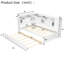 Lit de jour polyvalent avec rangement intelligent USB et gigogne-1991083257